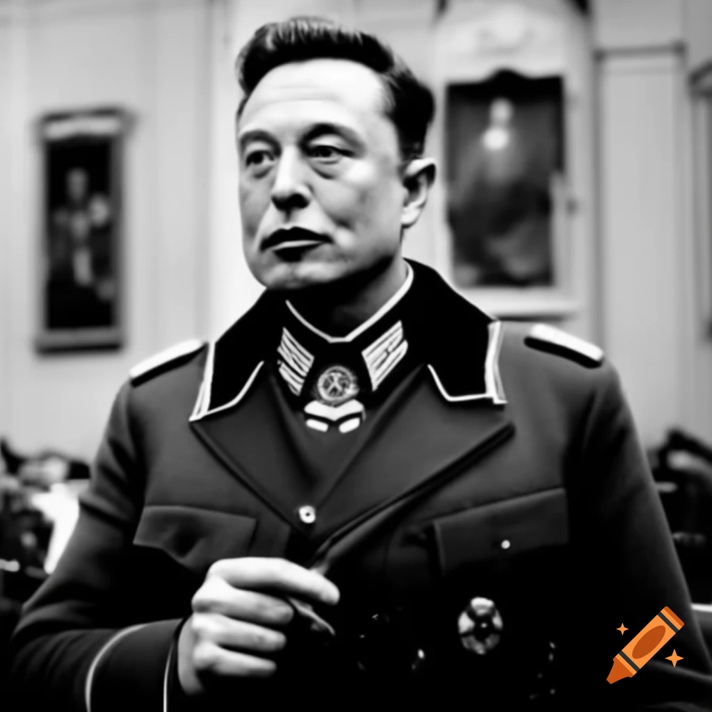 ai-genererad bild av elon musk som nazist